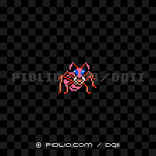 ラリホーアントの画像：FC版ドラクエ2の敵・モンスター図鑑 ／ ドラクエ2攻略