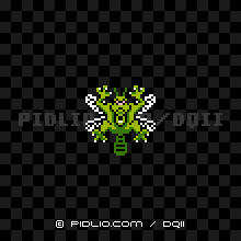 リザードフライの画像：FC版ドラクエ2の敵・モンスター図鑑 ／ ドラクエ2攻略