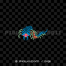 かぶとムカデの画像：FC版ドラクエ2の敵・モンスター図鑑 ／ ドラクエ2攻略