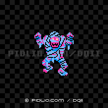 マミーの画像：FC版ドラクエ2の敵・モンスター図鑑 ／ ドラクエ2攻略