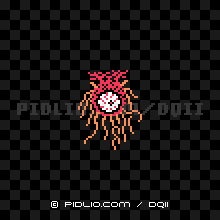 あくまのめだまの画像：FC版ドラクエ2の敵・モンスター図鑑 ／ ドラクエ2攻略