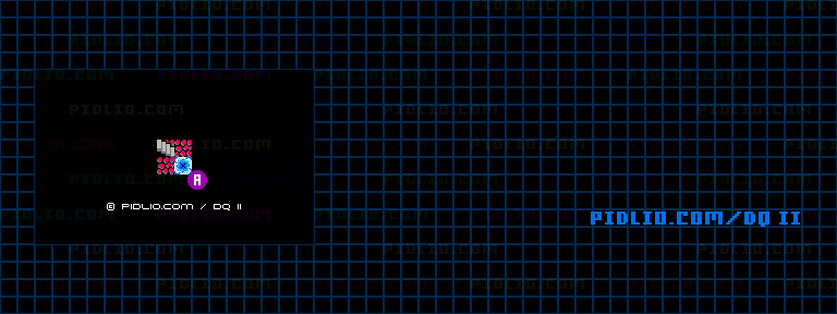 ザハンのほこらのマップ画像 ／ FC版ドラゴンクエストII攻略 ─ pidlio.com