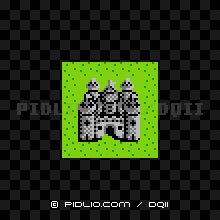 城：SFC版ドラクエ2の地形 ／ ドラクエ1攻略