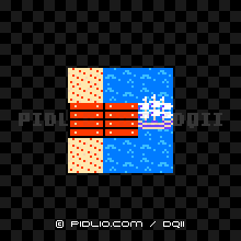 桟橋：SFC版ドラクエ2の地形 ／ ドラクエ1攻略